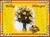 Sárga rózsák ajándékkal névnapra Nézve:5317 Küldve:8